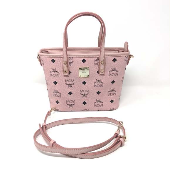 mcm pink pouch
